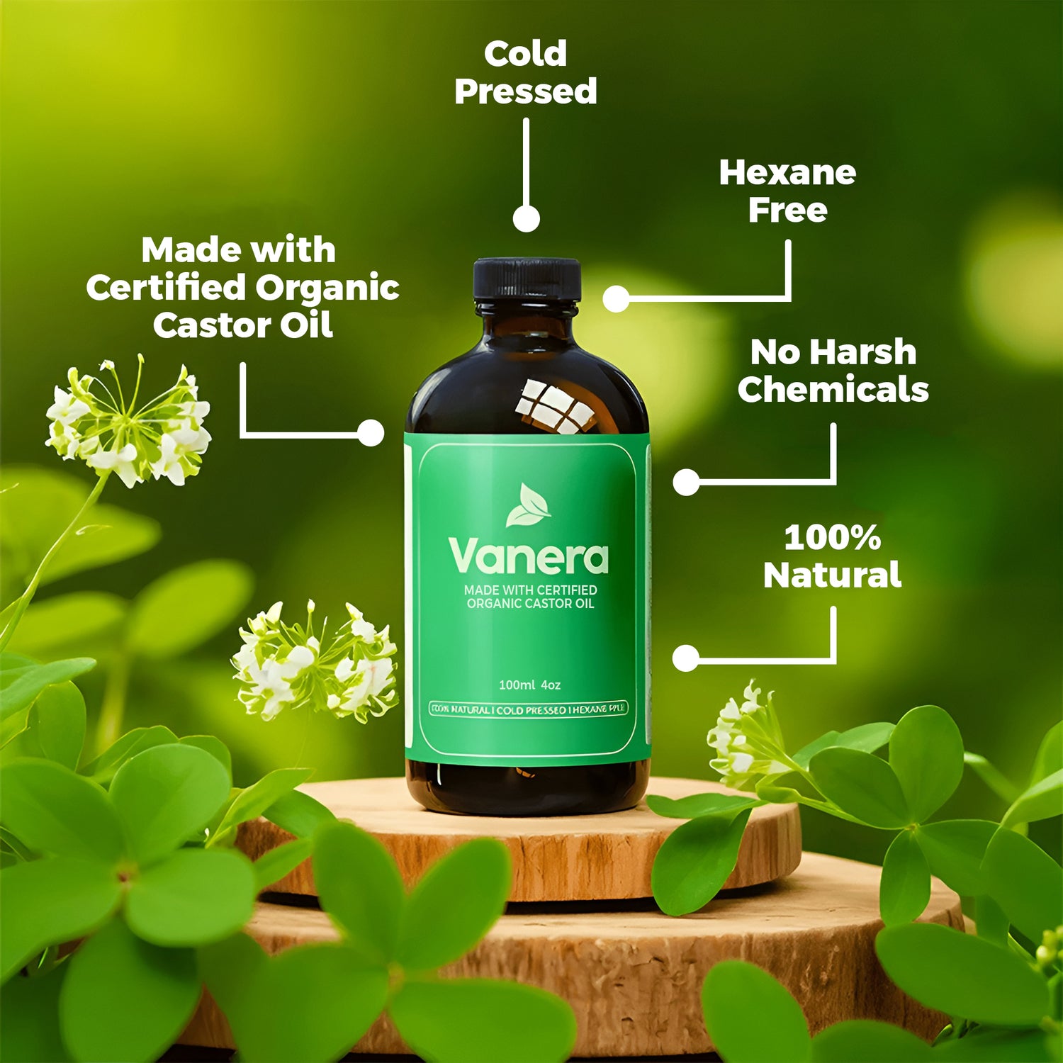 Vanera Liver Wellness Pack (Wrap + Castor Oil)